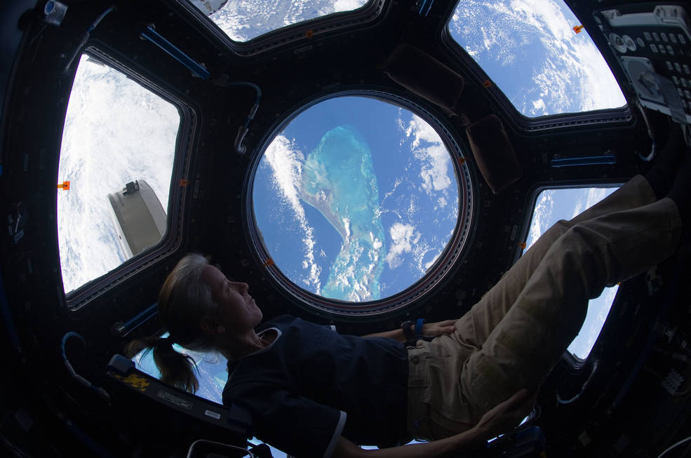 NASA Astronaut Shannon Walker on the International Space Station
